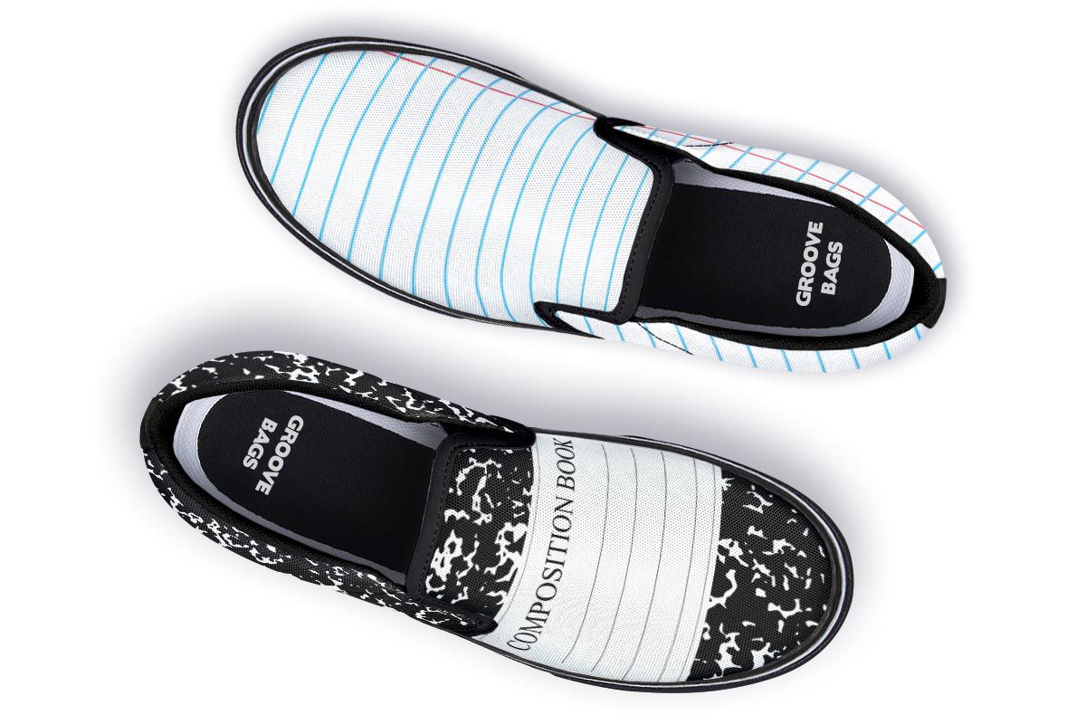 Writers Notepad Slip-On Shoes