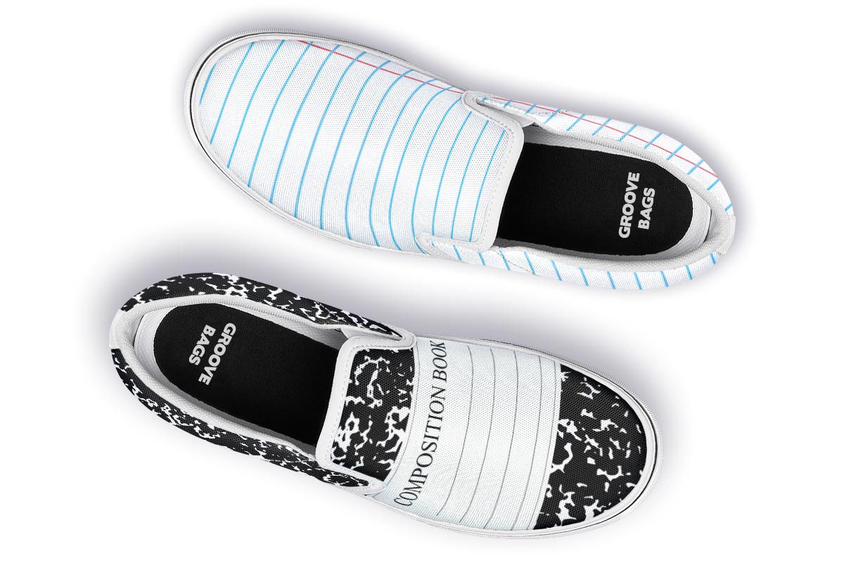 Writers Notepad Slip-On Shoes