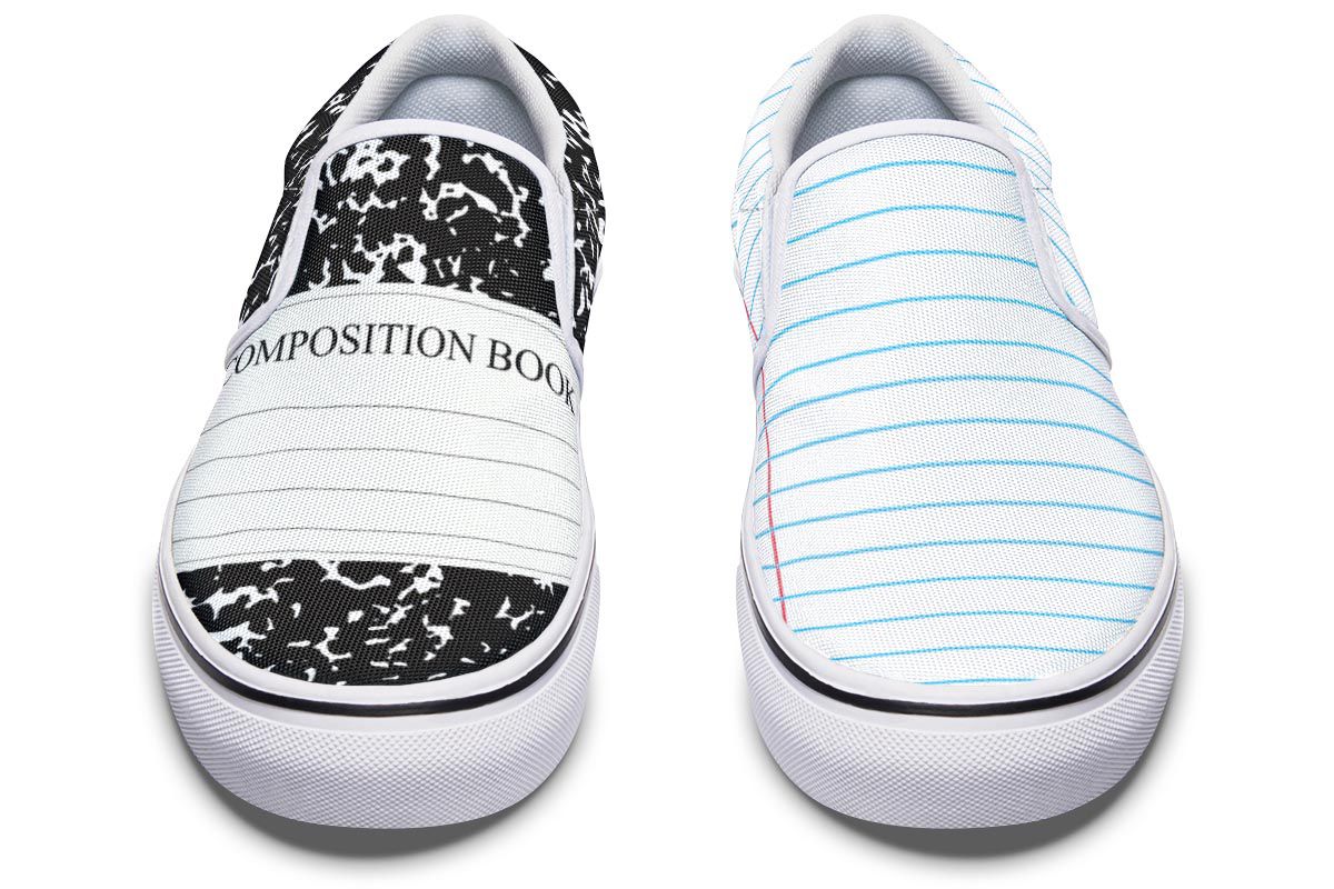 Writers Notepad Slip-On Shoes